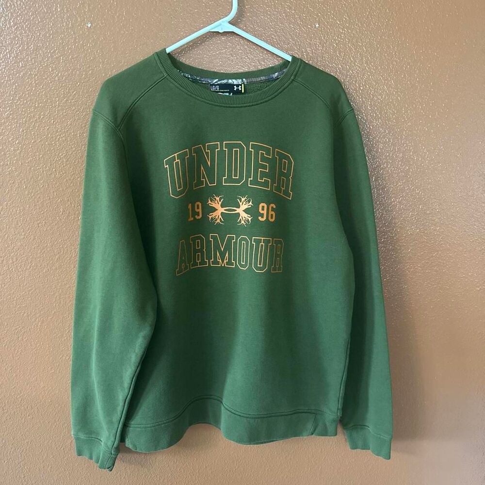 Under-armour Men's Green Sweatshirt